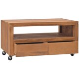 TV ormarić s kotačima 80 x 50 x 42 cm od masivne tikovine | Eponuda.ba