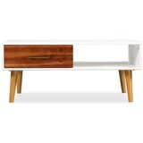  Stolić za kavu 90 x 50 x 40 cm od masivnog bagremovog drva | shoptok.hr