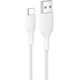 Belkin BOOSTCHARGE geflocht.Kab. USB-C /USB-A 2m weiß CAB022hq2MWH | shoptok.hr