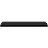  Plutajuća zidna polica crna 90 x 23,5 x 3,8 cm MDF | shoptok.hr