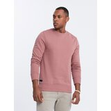 Ombre Men's BASIC cotton non-stretch sweatshirt - dark pink | Shoptok.si