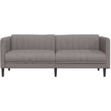vidaXL Kavč trosed temno taupe tkanina | Shoptok.si