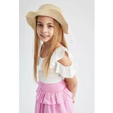 Defacto Girl Embroidered Straw Hat Cene