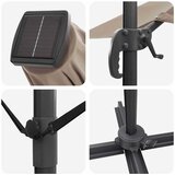  Suncobran Sivo-smeđa 352 x 251 x 265 cm Poliester i aluminij | shoptok.hr