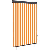  Vanjska roleta 120 x 250 cm bijelo-narančasta | shoptok.hr