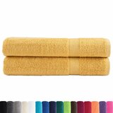 Furnova Premium brisače SOLUND 2 kosa zlata 100x200 cm 600 g/m2, (21916644) | Shoptok.si