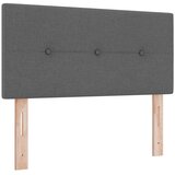  Boxspring krevet s madracem Tamnosiva 80 x 200 cm Tkanina - Tamnosiva 80 x 200 cm Prošiveno gumbima | shoptok.hr