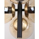 Squid Lighting črna viseča svetilka s steklenim senčilom ø 35 cm forte | Shoptok.si