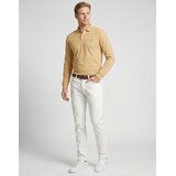 Polo Ralph Lauren Polo majice dolgi rokavi POLO COUPE AJUSTEE SLIM FIT EN COTON STRECH MESH Bež | Shoptok.si