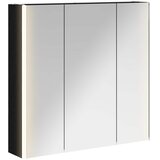  Kupaonski ormar s ogledalom Crni hrast 73.5 x 15.5 x 70 cm | shoptok.hr