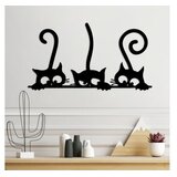 WALLXPERT Zidna dekoracija Kat. 5, 60x33 cm, 1,5 mm, Crna | Eponuda.ba