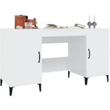  Radni stol visoki sjaj bijeli 140x50x75 cm konstruirano drvo | Shoptok.si