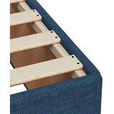  Boxspring krevet s madracem Plava 160 x 200 cm Tkanina - Plava 160 x 200 cm Dizajn linija | shoptok.hr
