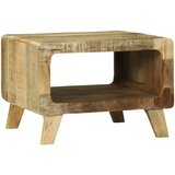 vidaXL Klubska miza 50x50x35 cm iz trdnega grobega mangovega lesa | Shoptok.si