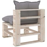  Srednja vrtna sofa od paleta od borovine s jastucima | shoptok.hr