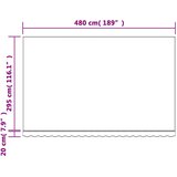 Zamjenska tkanina za tendu narančasta i crna 480x295 cm poliester | shoptok.hr