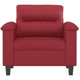  Fotelja crvena boja vina 60 cm od umjetne kože | shoptok.hr