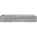  Okvir za krevet boja hrasta 100x200 cm od konstruiranog drva | shoptok.hr