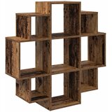 vidaXL Zidna polica Staro drvo 90 x 25 x 90 cm Konstruirano drvo - Staro drvo | shoptok.hr