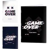 Rucksack Only Komplet zvezkov A4 Game Over, mali karo 5 mm, 52 listov, sortirano, 4 + 1 GRATIS Cene