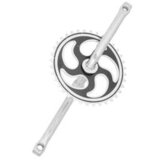  srednji pogon “ z “ za bmx poluga 150mm , 36t hrom sa crnim detaljima Cene