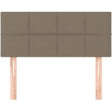  Uzglavlje smeđesivo 90x5x78/88 cm od tkanine | shoptok.hr