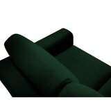 Cosmopolitan Design Zelena žametna raztegljiva sedežna garnitura s prostorom za shranjevanje 235 cm Kyoto – | Shoptok.si