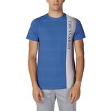 Trussardi Polo majice dolgi rokavi LOGO LATERALE TRU1MTS03 Modra Cene