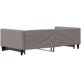  Dnevni krevet na razvlačenje smeđesivi 100 x 200 cm od tkanine | shoptok.hr
