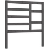  Uzglavlje za krevet sivo 96 x 4 x 104 cm od masivne borovine | shoptok.hr