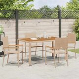 vidaXL Vanjske Stolice 4 pcs Krema, smeđa | shoptok.hr