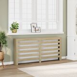 vidaXL Pokrov za radiator sonoma hrast 175x20x82 cm inženirski les cene