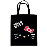 Hello Kitty Platnena torba Black, 38 x 44 cm | shoptok.hr