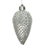Dekordom Novogodišnji set šišarki za jelku 6pcs 8cm 028571 - Silver - KMG | ePonuda.com