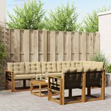  Set vanjskih sofa 9 kom. Prirodna i bež | shoptok.hr