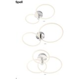  Redo 01-2222 - prigušiva LED plafonska lampa SPELL LED/32W/230V sjajni hrom | Eponuda.com