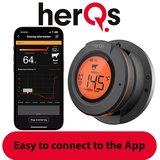 HerQs Povezani digitalni kupolasti pametni termometer za žar, (20520100) | Shoptok.si