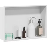  Ničica za tuš Bijelo 45 x 30 x 9,5 cm Nehrđajući čelik | Shoptok.si