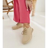 Gemre Beige fabric Mira sneakers Cijene