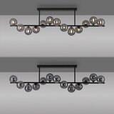 SCHÖNER WOHNEN 14505-18 - led luster na šipci dubai 13xG9/3W/230V crna/dimljena | Eponuda.com
