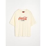 Sinsay Pamučna majica s printom na leđima Coca-Cola | shoptok.hr