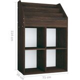 vidaXL Otroško stojalo za revije dimljeni hrast 71x30x114 cm | Shoptok.si