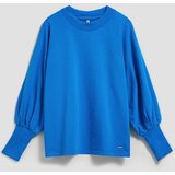 Marisse Azure Blouse With Puffed Sleeves | shoptok.hr