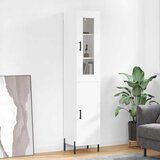  Visoka komoda bijeli 34,5x34x180 cm od konstruiranog drva | shoptok.hr