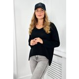 Kesi Sweater with mohair oversize black | shoptok.hr