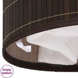  Košara za rublje od bambusa ovalna tamnosmeđa | shoptok.hr
