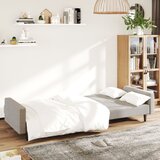  Dvosjed na razvlačenje svjetlosivi baršunasti | shoptok.hr