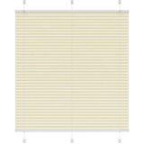 vidaXL Plisirana žaluzija Cream 115x100 cm Širina tkanine 114,4 cm | Shoptok.si