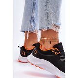 Boto Classic Women's Sport Lace-Up Shoes Black and Orange Darla | Eponuda.ba