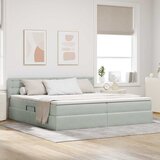  s od storage Svijetlo siva 200 x 200 cm Baršun | shoptok.hr